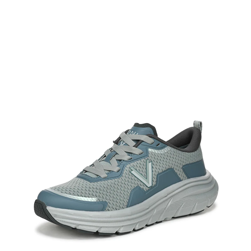 Vionic Womens Walk Max II Lace-Up Trainers, Wide Fit, Iceberg Green, UK 6.5