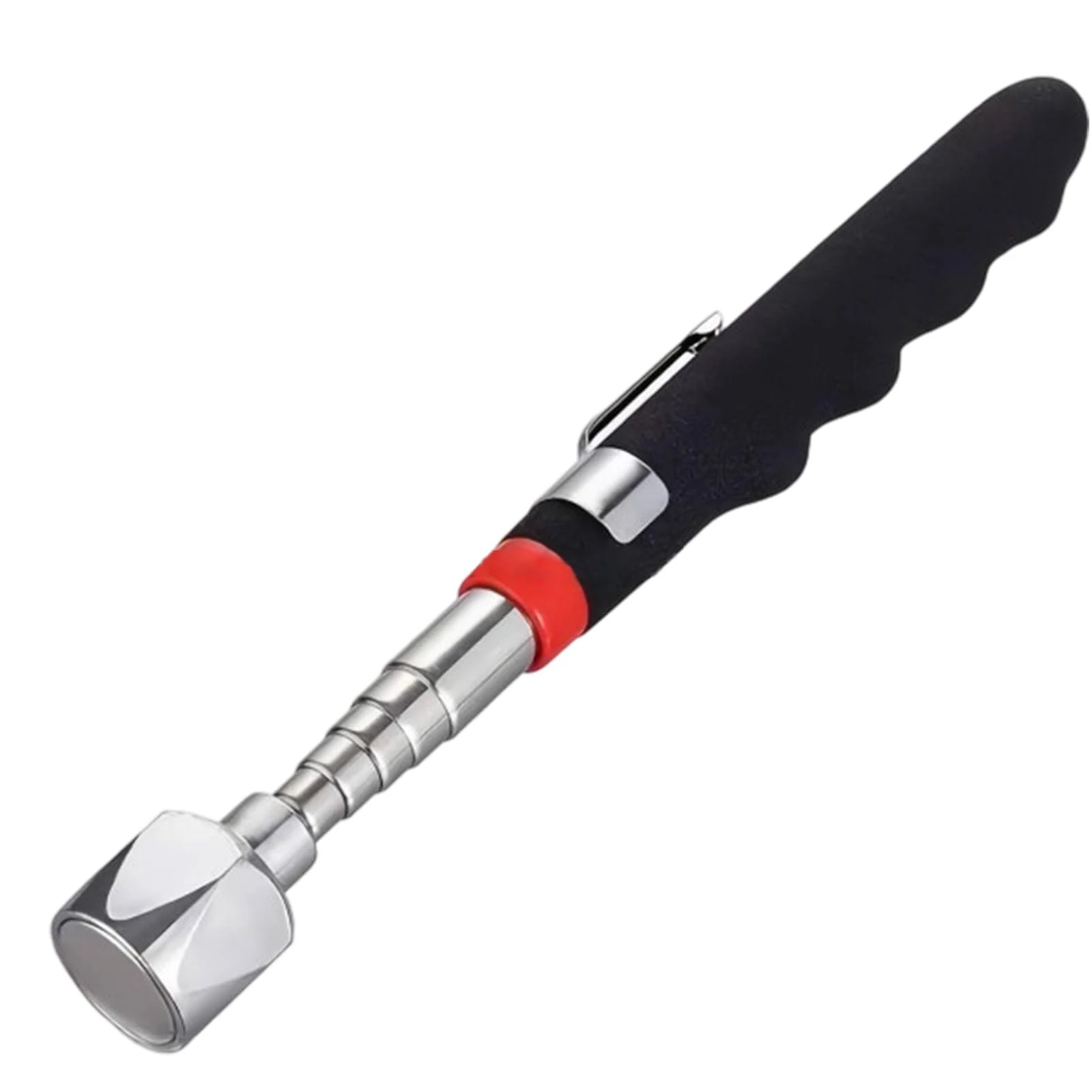 Magnetic Telescopic Pick-up Tool(16LB /7.3KG),Magnetic Sticker Gadget, 76 cm(30 inch) Durable Telescopic Magnetic Collector with Pocket Clip