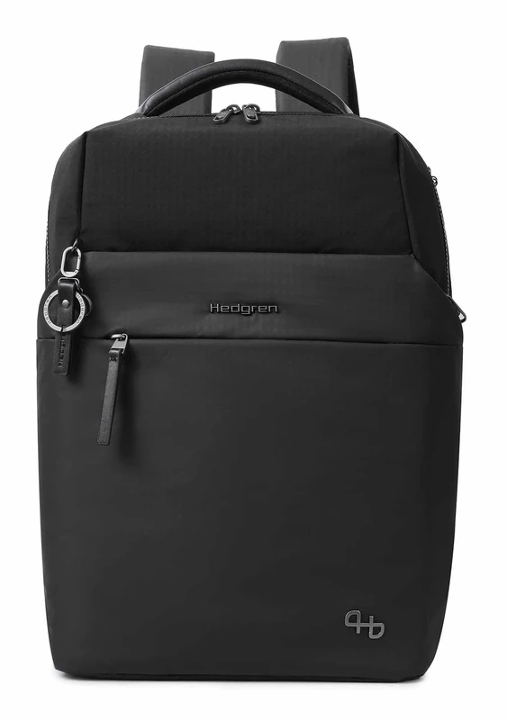 Hedgren Unisex's Shiki Backpack L 15.6" + RFID, Black, One Size
