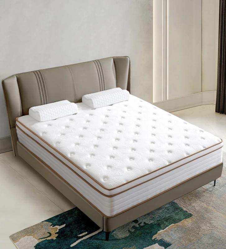 Huyamy 10-Inch Queen Hybrid Mattress - Breathable Pocket Spring