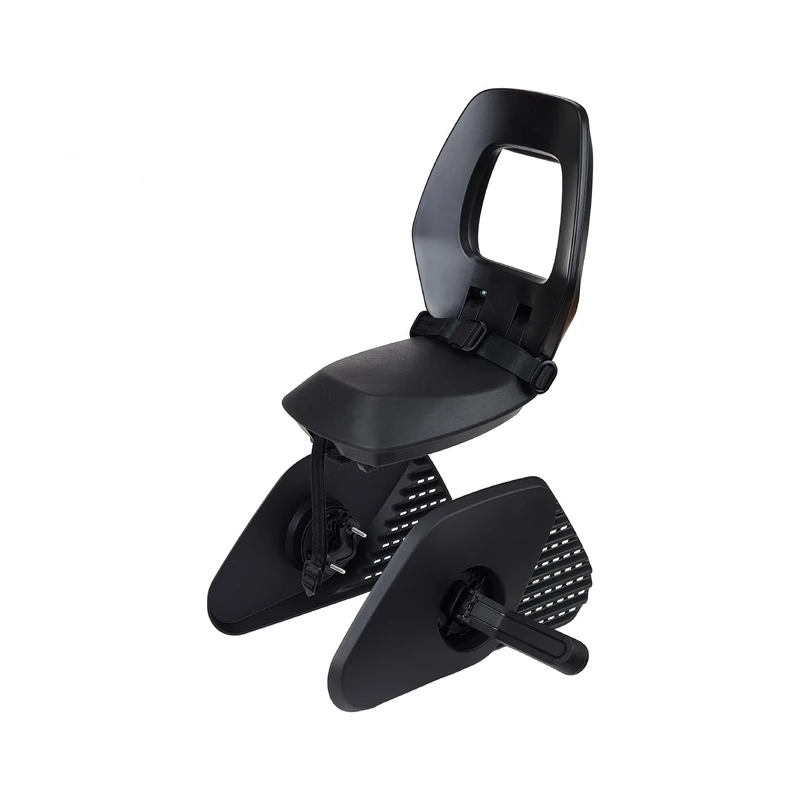 BOBIKE 8011900001 - Rear Bicycle Seat MIK-HD Luggage Carrier One Junior, For Children Aged 6+, Up to 27kg, Foldable, Ergonomic, Safe and Easy to Install Without Tools, Black