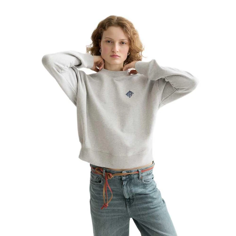 Scotch & Soda Embroidered Logo Sweatshirt