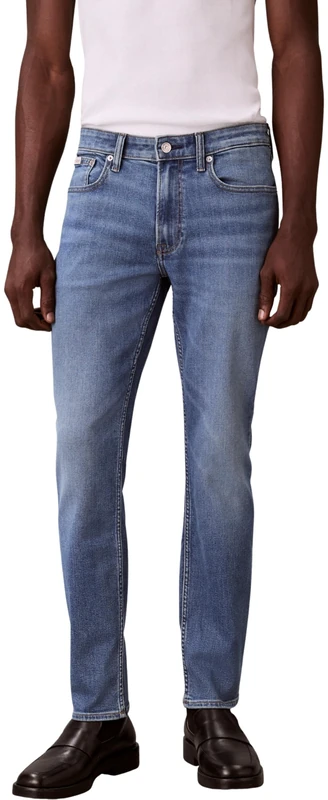 Calvin Klein Men's Slim Faded Clearwater Jean LV04RE776G Jeans, Blue (Faded Clearwater), 31W / 34L