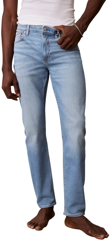 Calvin Klein Men's Jeans Slim Ashland Tapered Fit, Blue (Ashland), 38W/32L