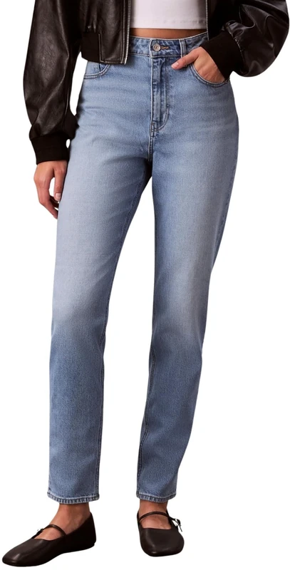 Calvin Klein Women's New MOM Jean Panama LV047E787G Jeans, Blue (Panama), 31W / 30L - Image 1