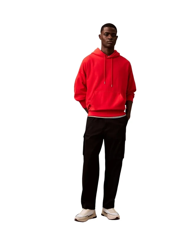 Calvin Klein Men's Cotton Pull ON Straight Cargo PA LV040EM616 Cargo, Black (Black), XL