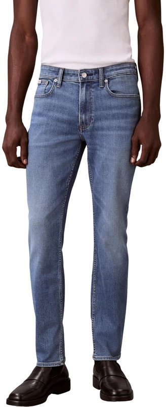 Calvin Klein Men's Slim Faded Clearwater Jean LV04RE776G Jeans, Blue (Faded Clearwater), 34W / 29L