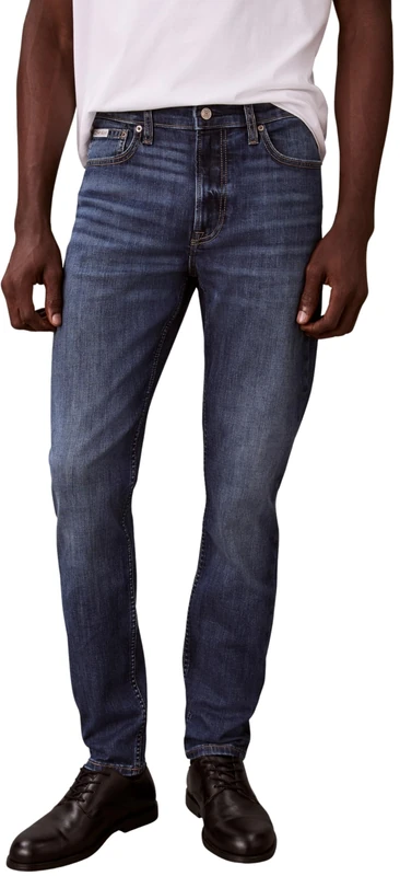 Calvin Klein Men's Jeans Slim Dark Irving Tapered Fit, Blue (Dark Irving), 29W/34L