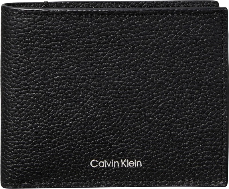 Calvin Klein Men's FOIL Emboss EW Bill FOLD LV04D1062G Wallets, Black (Black), One Size