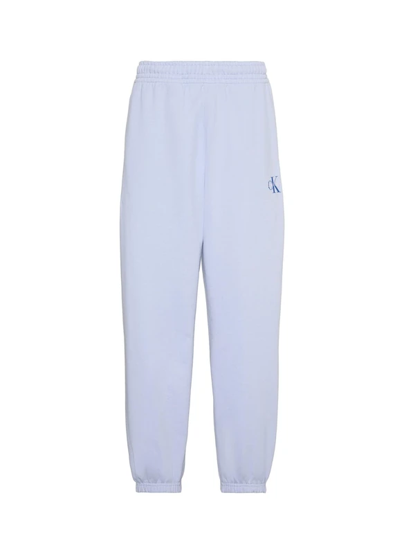 Calvin Klein Women's MONOLOGO French Terry Jogger LV047B235G Sweatpants, Purple (Casual Blue), XS