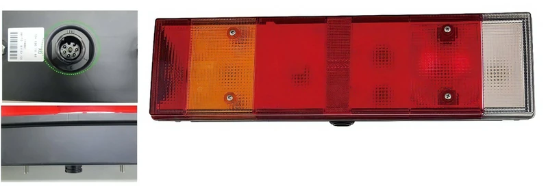 PROPOSTEONLINE Headlight made for Iveco Stralis from year 2016 Rear Right 5801363432