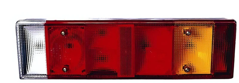 PROPOSTEONLINE Taillight made for Iveco DAILY from 1989 to 1999 rear driver side with 7 functions +Reflector +Rear Connector