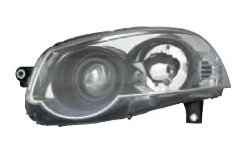 PROPOSTEONLINE Headlight made for Siena/Strada PICK-UP driver side H1-H1 halogen with manual adjustment Black Parable 51878373