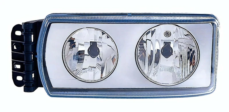 PROPOSTEONLINE Headlight made for Iveco Stralis from year 2002 passenger side H7-H7 halogen prepared for electric adjustment 41221015