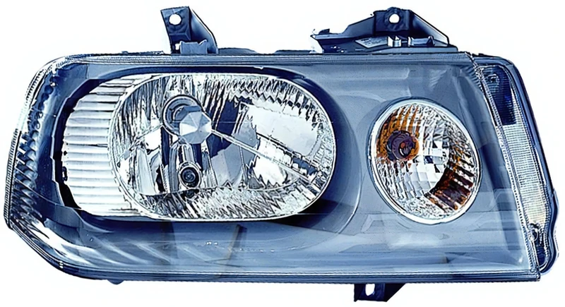 PROPOSTEONLINE Headlight made for Citroen JUMPY 2004-2007 driver side H4 halogen prepared for electric adjustment 9406208288