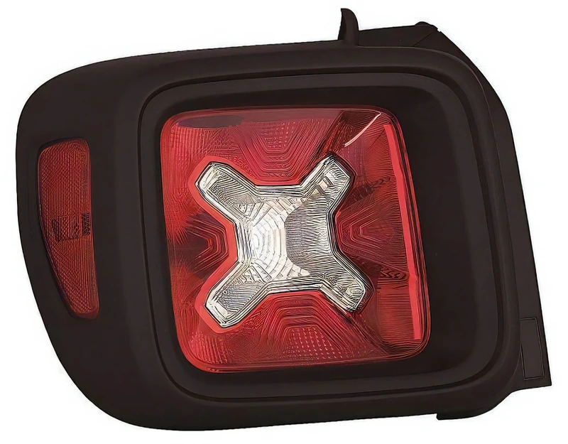 PROPOSTEONLINE Optical Assembly Made for Jeep Renegade from 2018 Rear Left Inner Frame Black 51953121