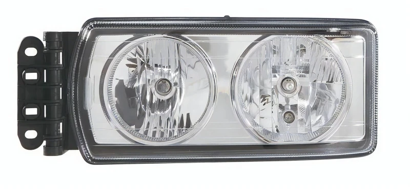 PROPOSTEONLINE Headlight made for Iveco STRALIS 2007 driver side H7-H7 halogen prepared for electric adjustment 504238213 - Image 1
