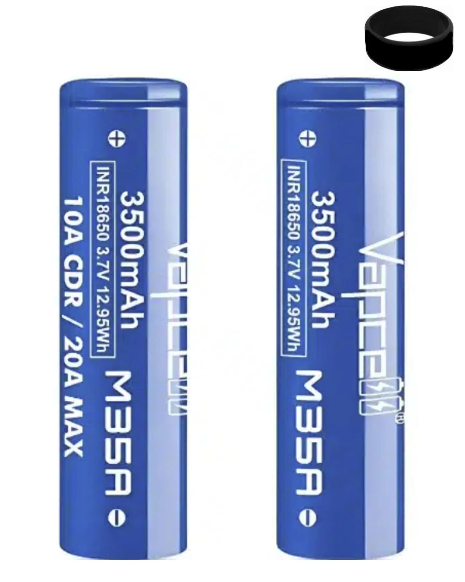 18650 M35A 3500mAh Rechargeable Battery Compatible With Vapcell Works With Sub Ohm Kit No Nicotine (2 Pack)