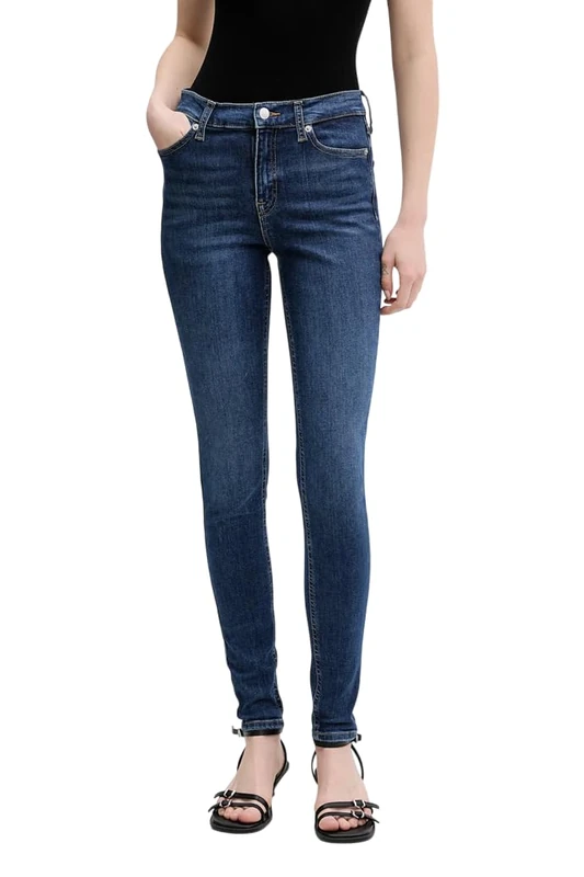 Tommy Jeans Women's Nora Mr Skny Ei1256 Dw0Dw22455 Skinny, Denim (Denim Dark), 31W x 34L