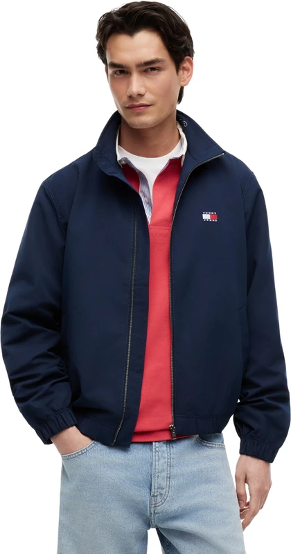 Tommy Jeans Men's TJM ESSENTIAL JACKET EXT DM0DM22720 Other Jackets, BLUE (Dark Night Navy), 4XL