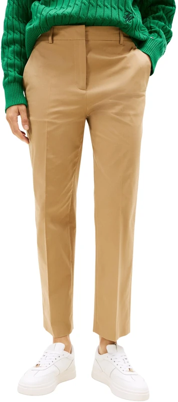 Tommy Hilfiger Women's Slim Straight Chino - Beige Size 34