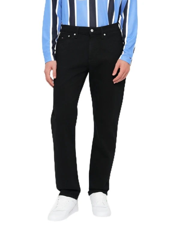 Tommy Jeans Men's Ryan Slim Str Di4187 Dm0Dm22573 Straight, Denim (Denim Black), 34 W/30 L
