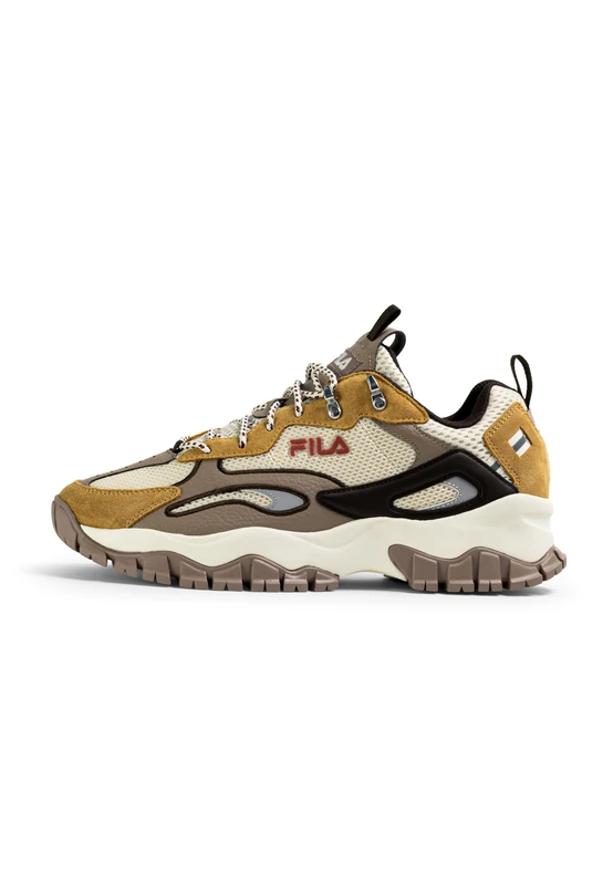 FILA Men Ray Tracer Tr2 Sneaker, Taupe Gray Coffee Bean, 9.5 UK