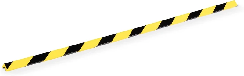 Durable Magnetic Corner Protection Profile C20 - High-Impact Edge Protection 1M - 1 Metre Length - Yellow & Black - Easy Magnetic Attachment