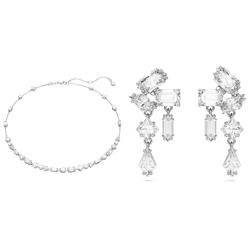Swarovski Mesmera Collection, necklace & earrings