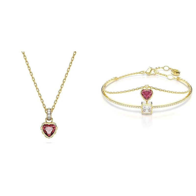 Swarovski Chroma Collection, necklace & earrings