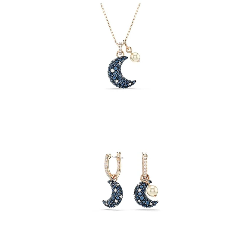 Swarovski Sublima Luna Collection, necklace and earrings