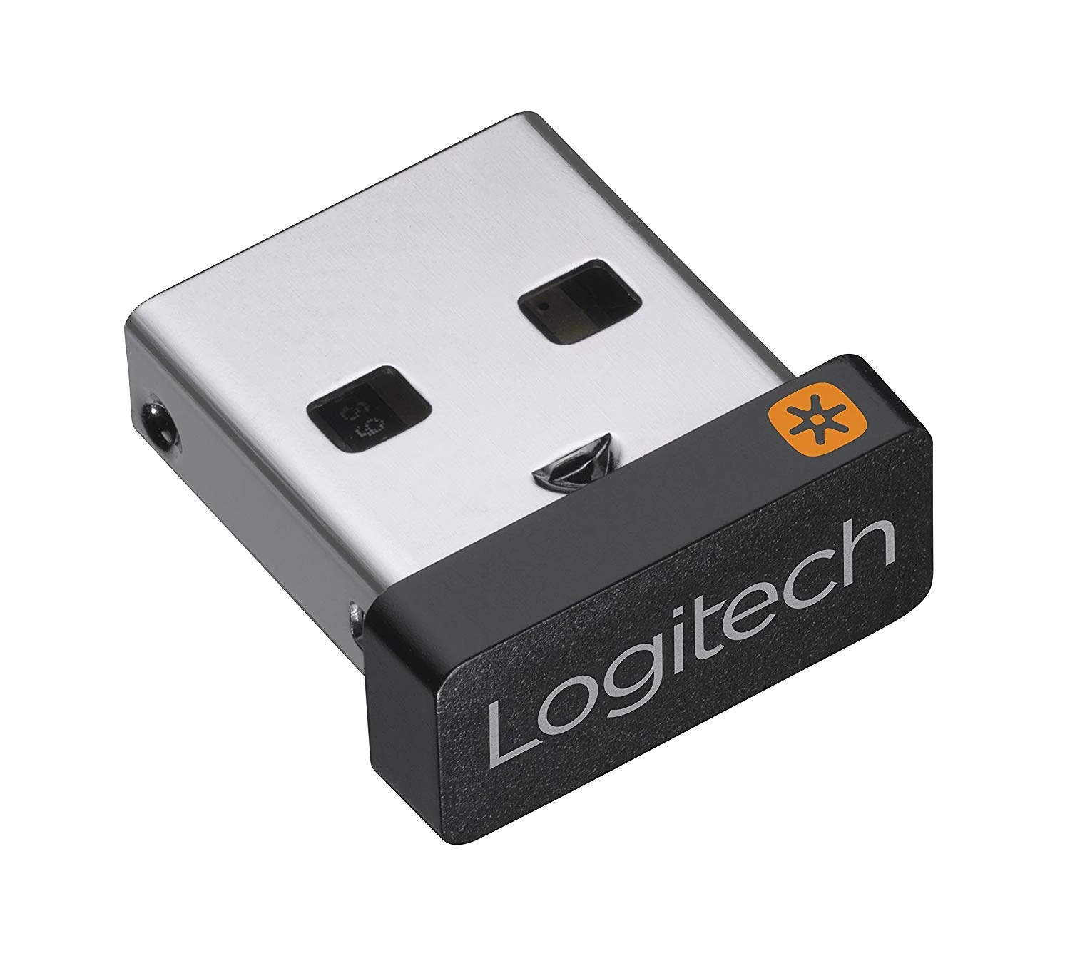 Logitech USB Unifying Receiver, 2.4 GHz Wireless Technology, USB Plug Compatible with all Logitech Unifying Devices like Wireless Mouse and Keyboard, PC / Mac / Laptop - Black (Renewed)