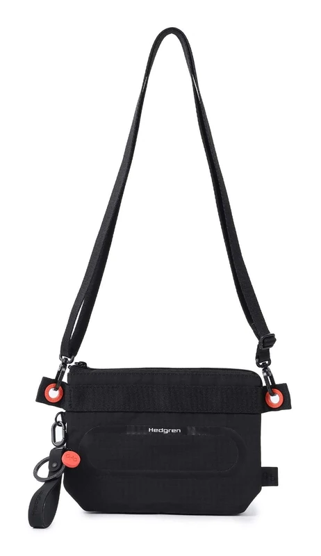 Hedgren Unisex's Ichi S Small Crossover + RFID, Black, Talla única