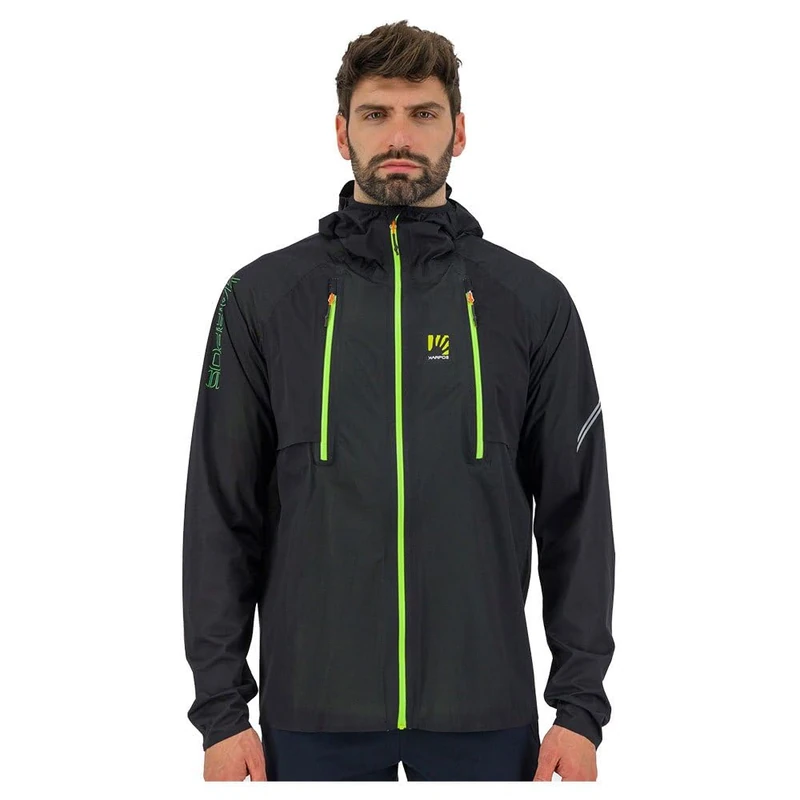 Karpos Lavaredo Rain JKT Black/Green Neon Man