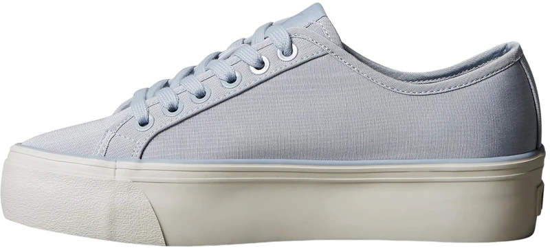 Calvin Klein Women's Flatform Trainers Moiré with Platform Sole, Blue (Keepsake Blue), 6