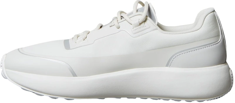 Calvin Klein Men's City Runner Laceup TECH Mix HM0HM02045 Low Top, Grey (Oyster Mushroom/Vaporous/Silver), 8