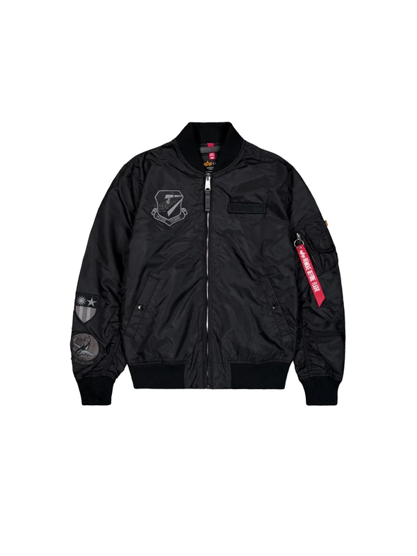 Alpha Industries Men's MA-1 TT Flying Tigers Bomber Jacket, Black, 3XL