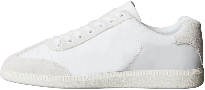 Calvin Klein Men's Low Cupsole Laceup SU HM0HM02069 Low Top, White (Triple Bright White), 10
