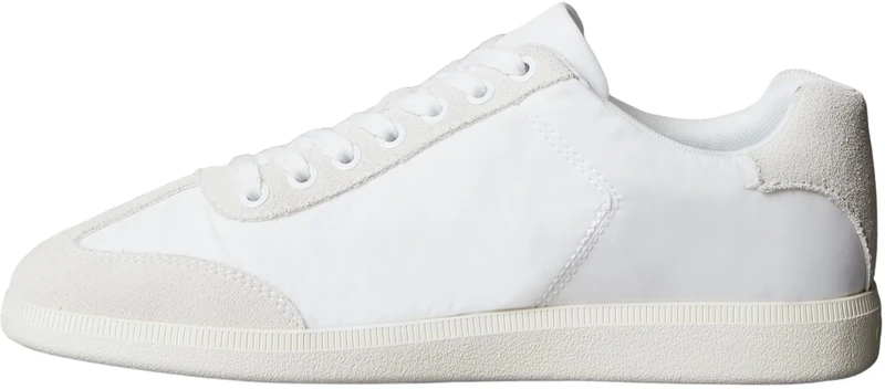 Calvin Klein Men's Cupsole Trainers Low Lace-up, White (Triple Bright White), 8