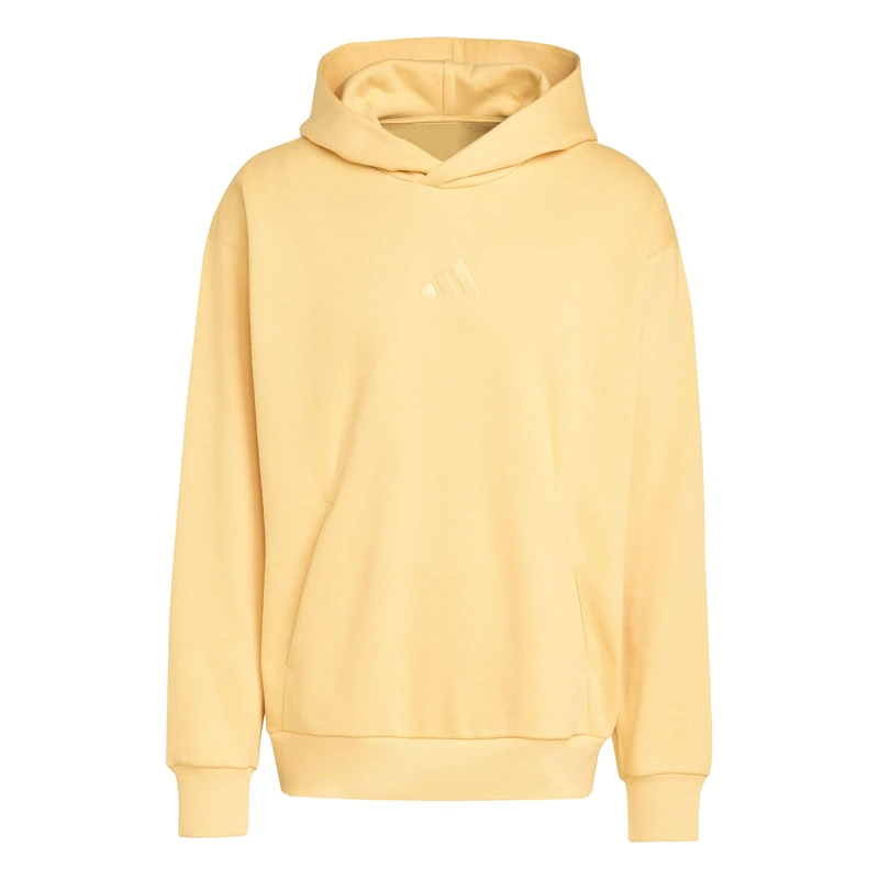 adidas Men's ALL SZN FLEECE HOODIE, Semi Ice Tangerine, S