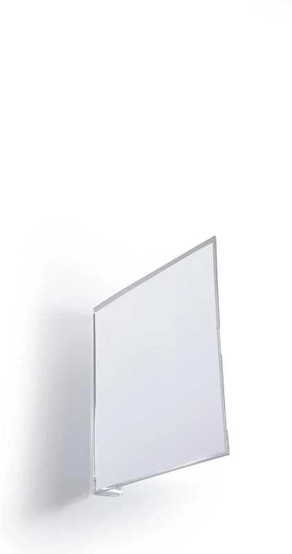 Durable Self-Adhesive Aisle Sign 149 x 149mm - Made from Strong PET Hard Plastic -Optimal for Clear Warehouse Signage - Pack of 10 Transparent Aisle Signs