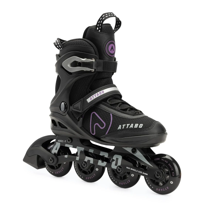 ATTABO Bricker Fitness Women's Scooter - Sturdy, Comfortable Leisure and Training Roller with Aluminium Rail, 80 mm PU Wheels, ABEC-7 Bearings and TPR Brake - Image 1