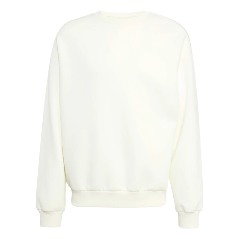 adidas Men's Soft Lux Sweatshirt, off white, XL