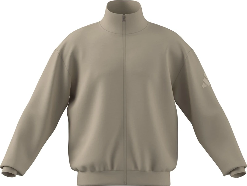 adidas Men's SOFT LUX TRACK TOP, Crystal Linen, M