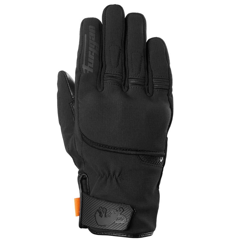 Furygan JET ALL SEASONS D3O EVO - Men's Motorcycle Gloves - 100% leather palm - Tactile - Comfort - Breathable & Light, Black