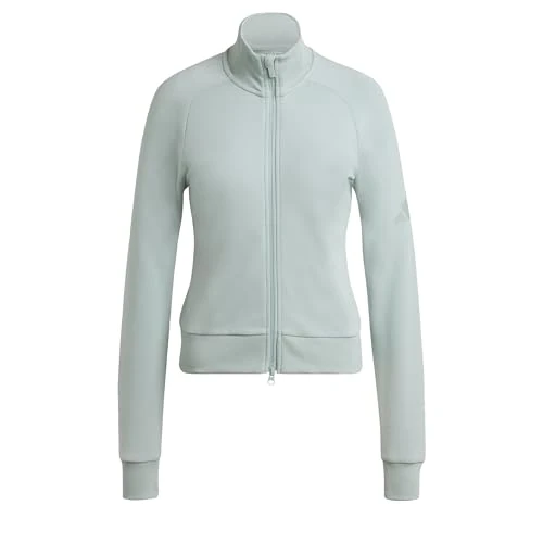 adidas Women's SOFT LUX SLIM TRACK TOP, Wonder Sage, S
