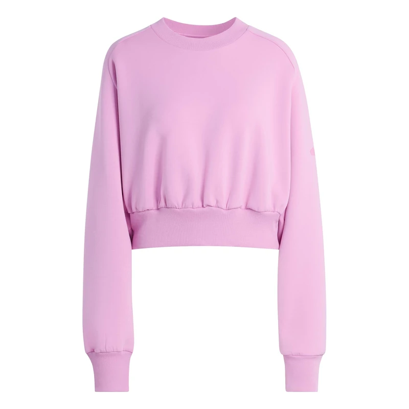 adidas Women's SOFT LUX SWEATSHIRT, st tropic bloom, M
