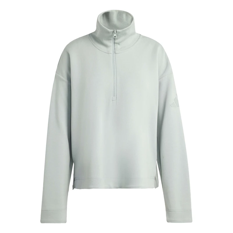 adidas Women's SOFT LUX QUARTER-ZIP, Wonder Sage, XS