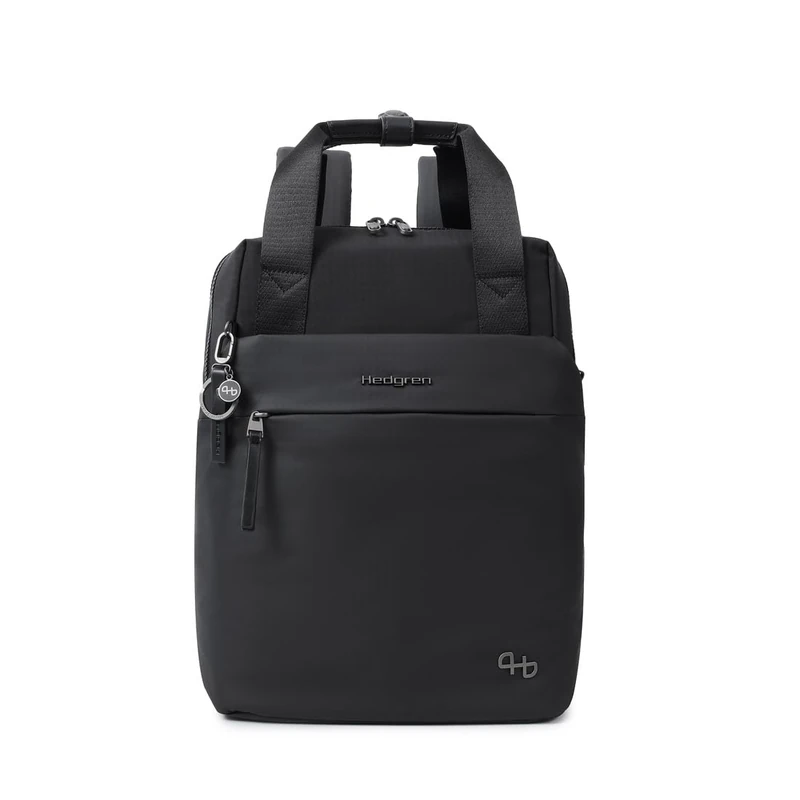 Hedgren Unisex's Rappu Backpack M 15" + RFID, Black, One Size