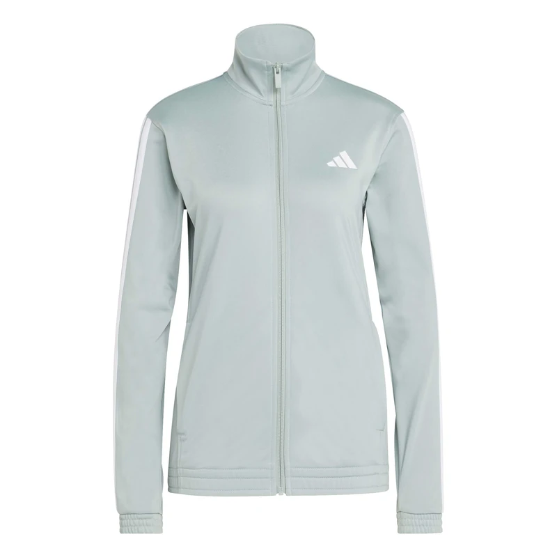 adidas Women's TRICOT 3-STRIPES TRACKTOP, Wonder Sage, M